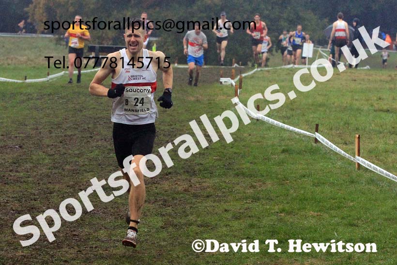 Senior Mens 2023 National Cross Country Relays, Berry Hill Park, Mansfield.  Photo: David T. Hewitson/Sports for All Pics